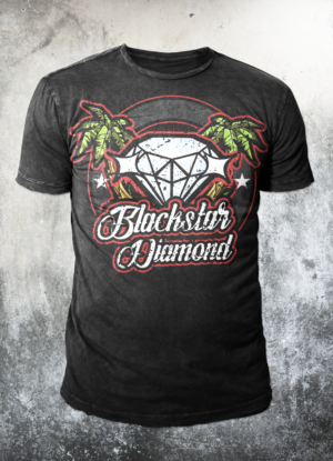 Blackstar Diamond (BSD) T-shirts | T-shirt Design by badpixelarts