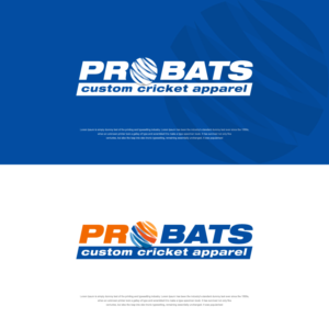 PROBATS custom cricket apparel  | Logo Design by sushsharma99