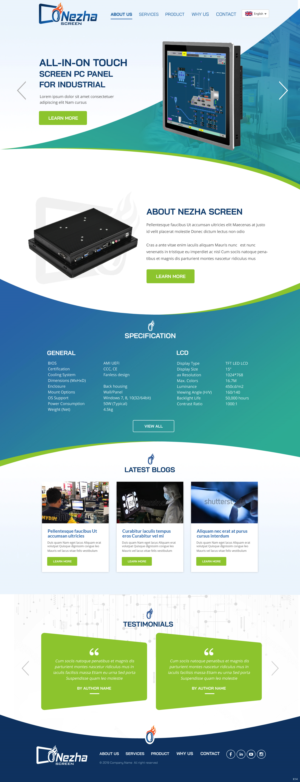 Web Design by pb for Ant Brothers Industrial Co.,Ltd. | Design: #22327891