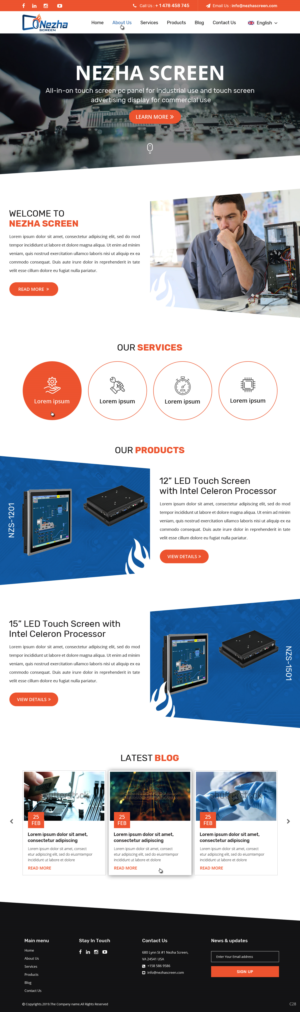 Web Design by pb for Ant Brothers Industrial Co.,Ltd. | Design: #22327893