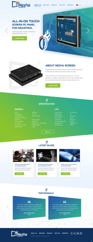 Web Design by pb for Ant Brothers Industrial Co.,Ltd. | Design: #22327894
