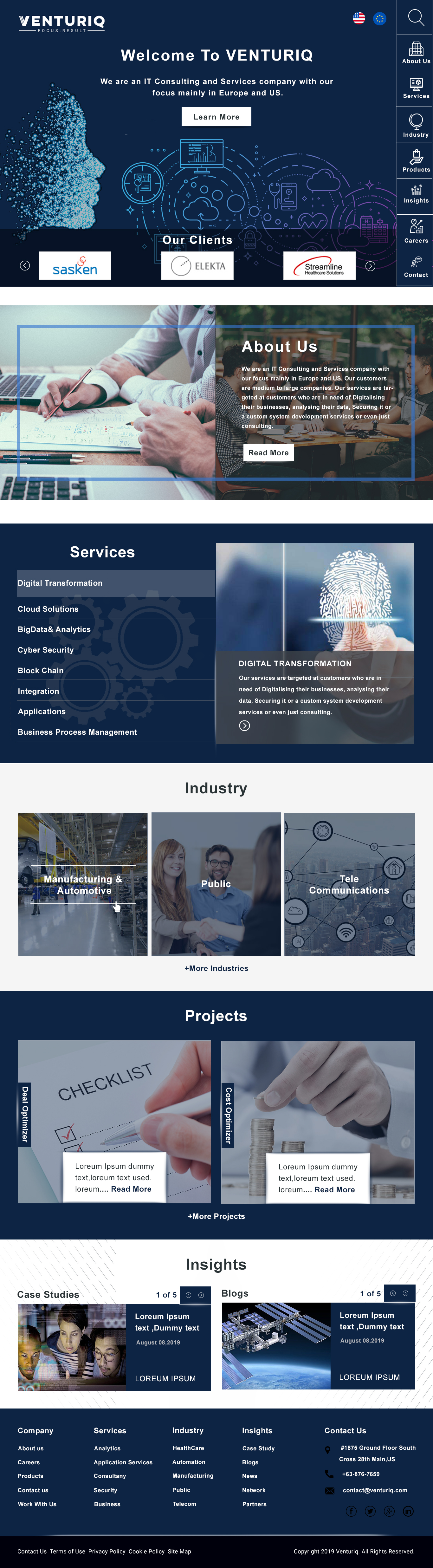 Web Design by Infobliz Technologies for this project | Design #22330766