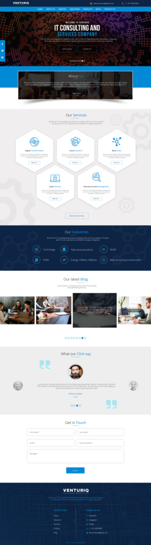 Web Design by sidh for this project | Design #22328106