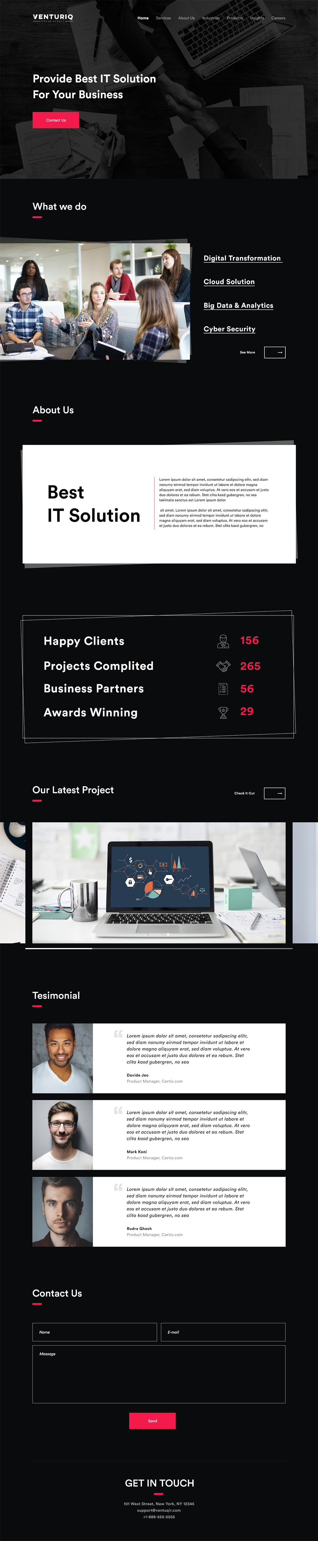 Diseño Web por Rudra Ghosh para este proyecto | Diseño #22358486