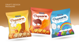 Design Emballage par MDesigns ™ pour The popcorn factory  | Design : #22336192