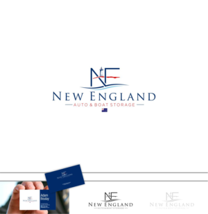 Logo Design by DesignMX (Renan Mejia) for New England Auto & Boat Storage | Design: #22322064