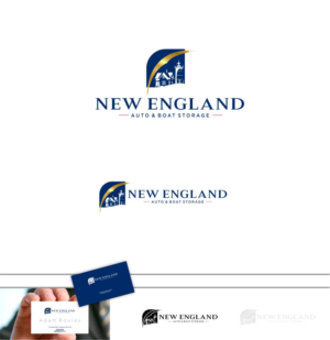 Logo Design by DesignMX (Renan Mejia) for New England Auto & Boat Storage | Design: #22322065