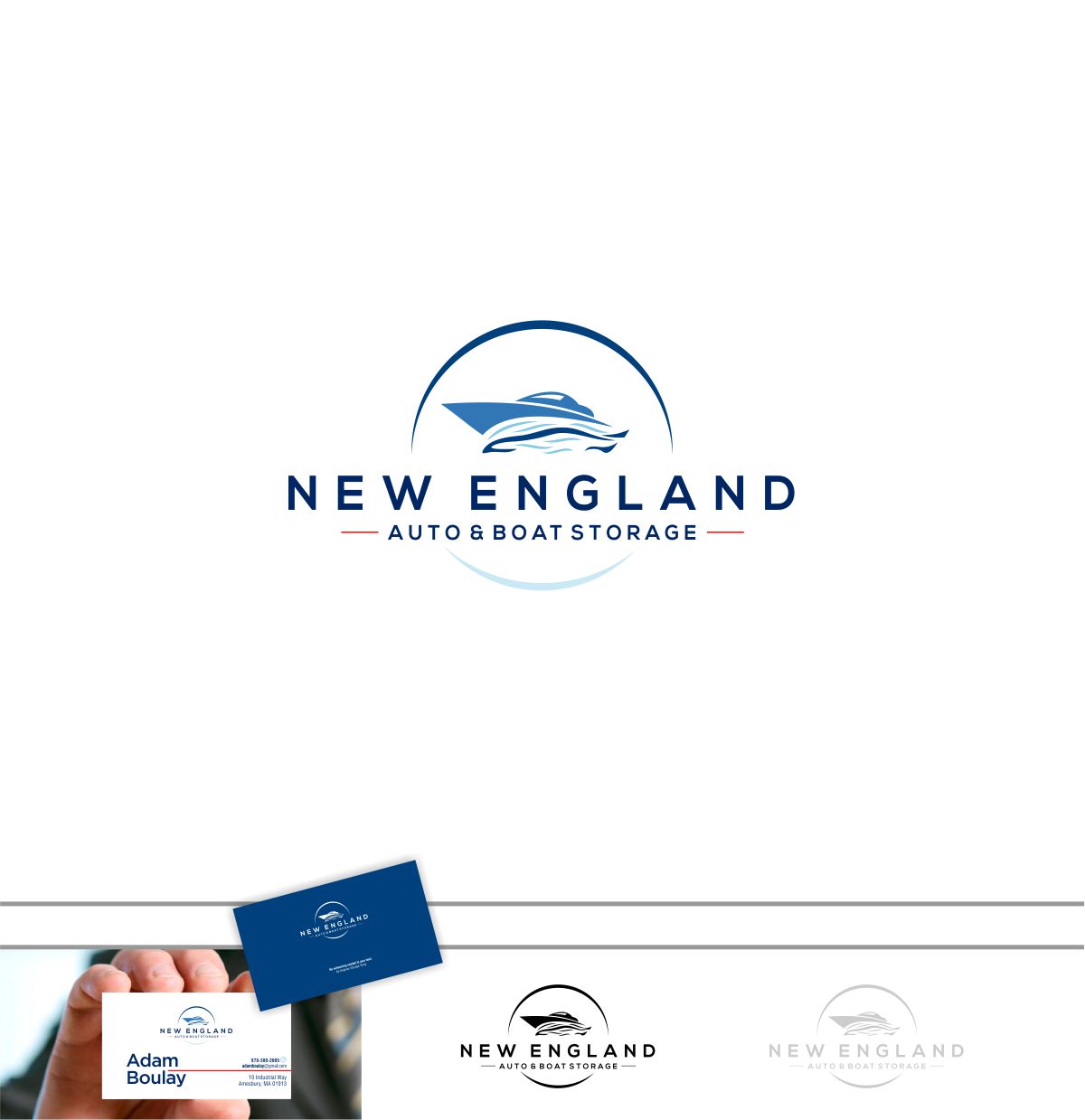 Design de Logo par DesignMX (Renan Mejia) pour New England Auto & Boat Storage | Design #22327550