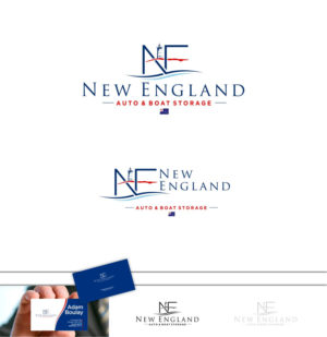 Logo Design by DesignMX (Renan Mejia) for New England Auto & Boat Storage | Design: #22327986