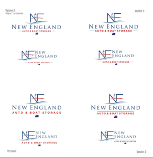 Logo Design by DesignMX (Renan Mejia) for New England Auto & Boat Storage | Design: #22335526
