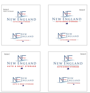 Logo Design by DesignMX (Renan Mejia) for New England Auto & Boat Storage | Design: #22335898