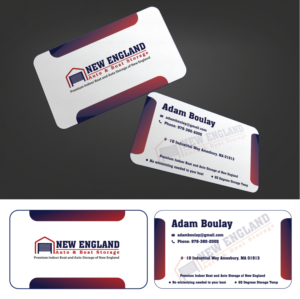 Logo Design by Maxo-Biz for New England Auto & Boat Storage | Design: #22325977