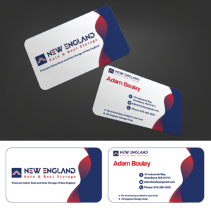 Logo Design by Maxo-Biz for New England Auto & Boat Storage | Design: #22325978