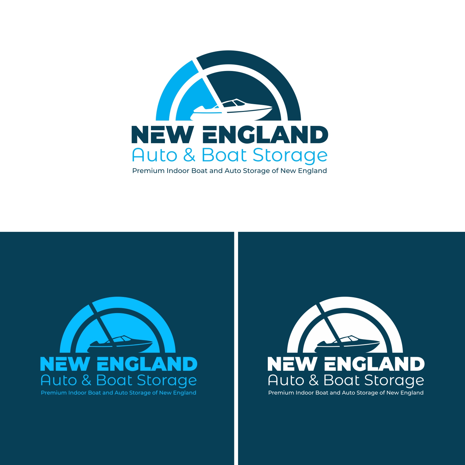 Logo Design by art  X for New England Auto & Boat Storage | Design #22320674