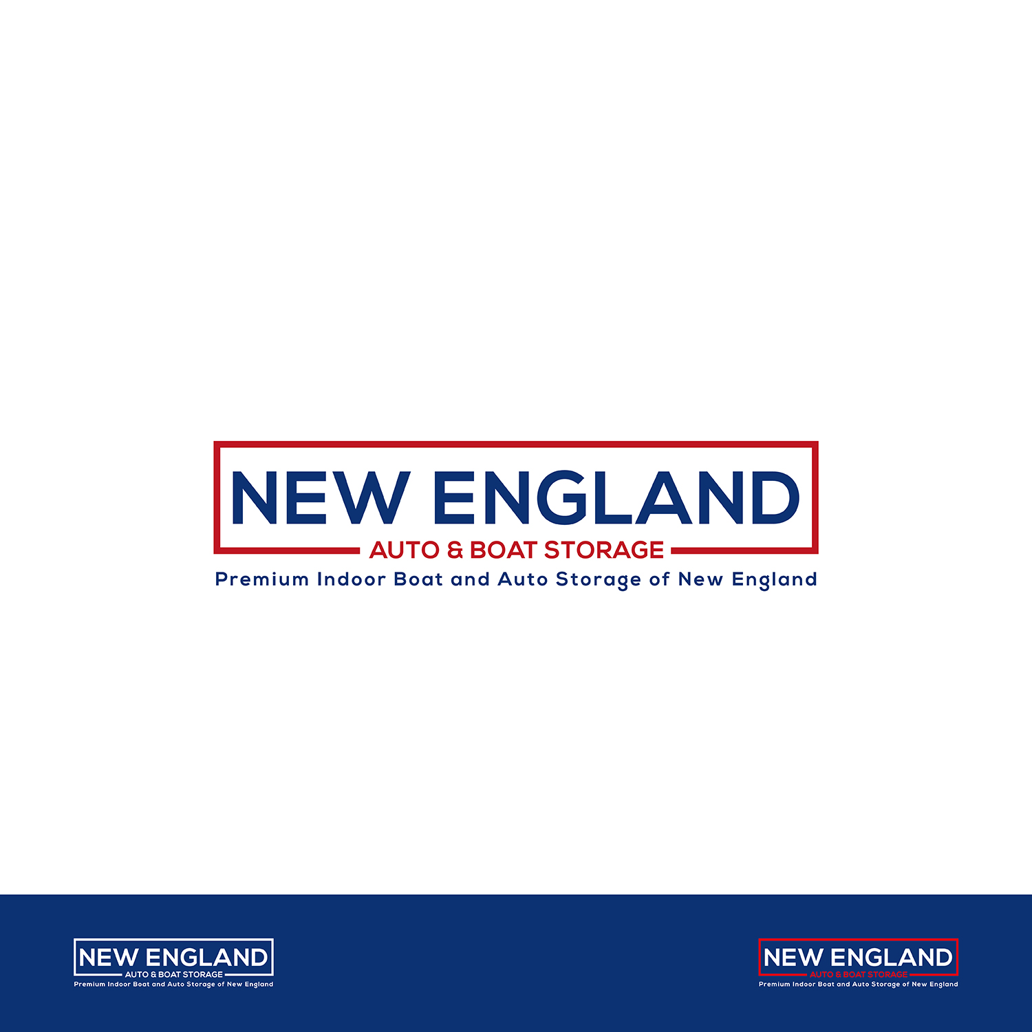 Logo Design by Grapi for New England Auto & Boat Storage | Design #22324066