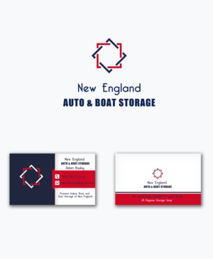 Diseño de Logo por Ana Gocheva para New England Auto & Boat Storage | Diseño #22322448