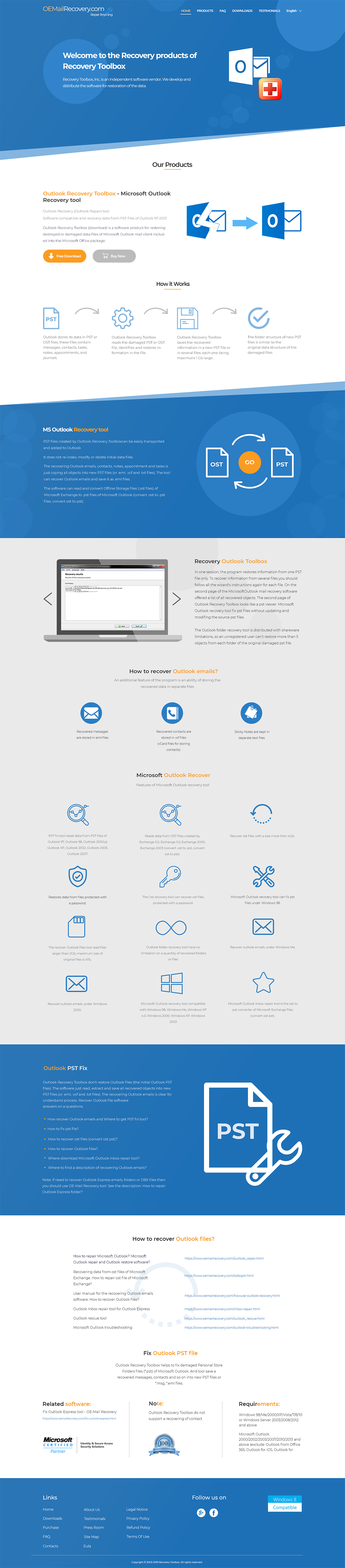 Web Design by Bishwa_Dewan for Recovery Toolbox | Design #22343518
