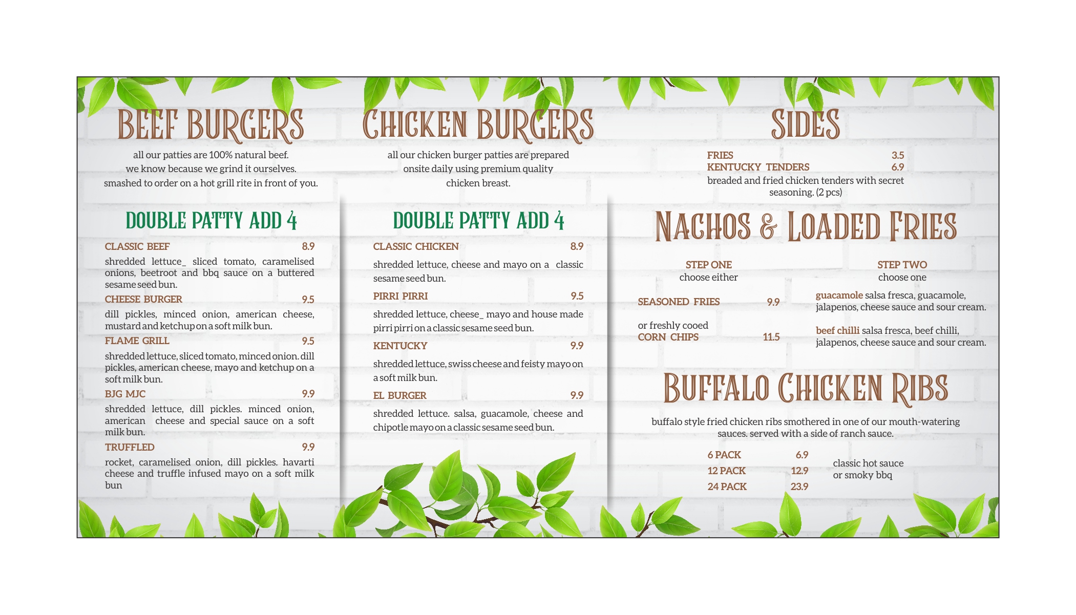 Menu Design by Robert Macwan for this project | Design #22385101