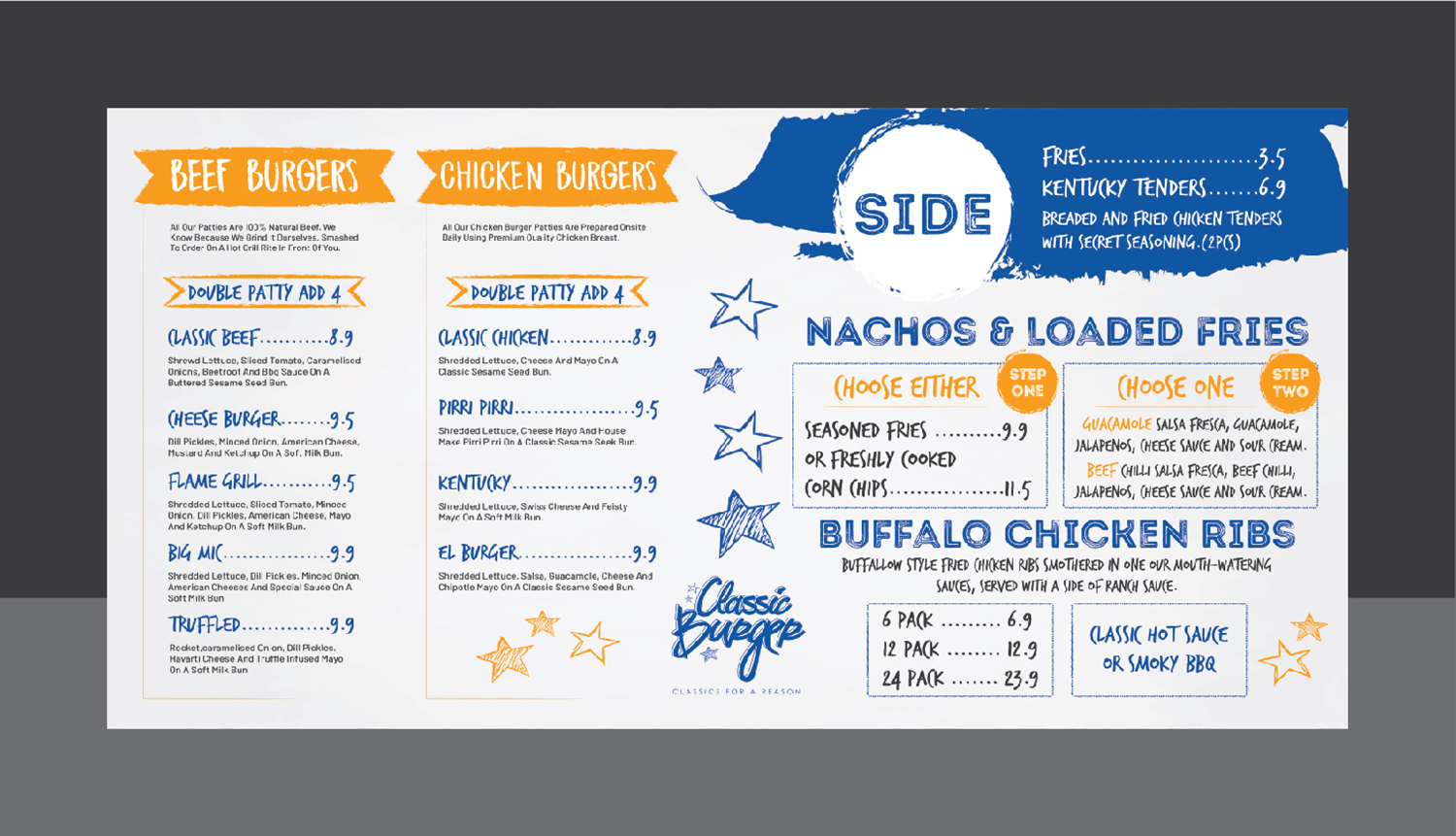 Menu Design by Deziners Zone for this project | Design #22386132