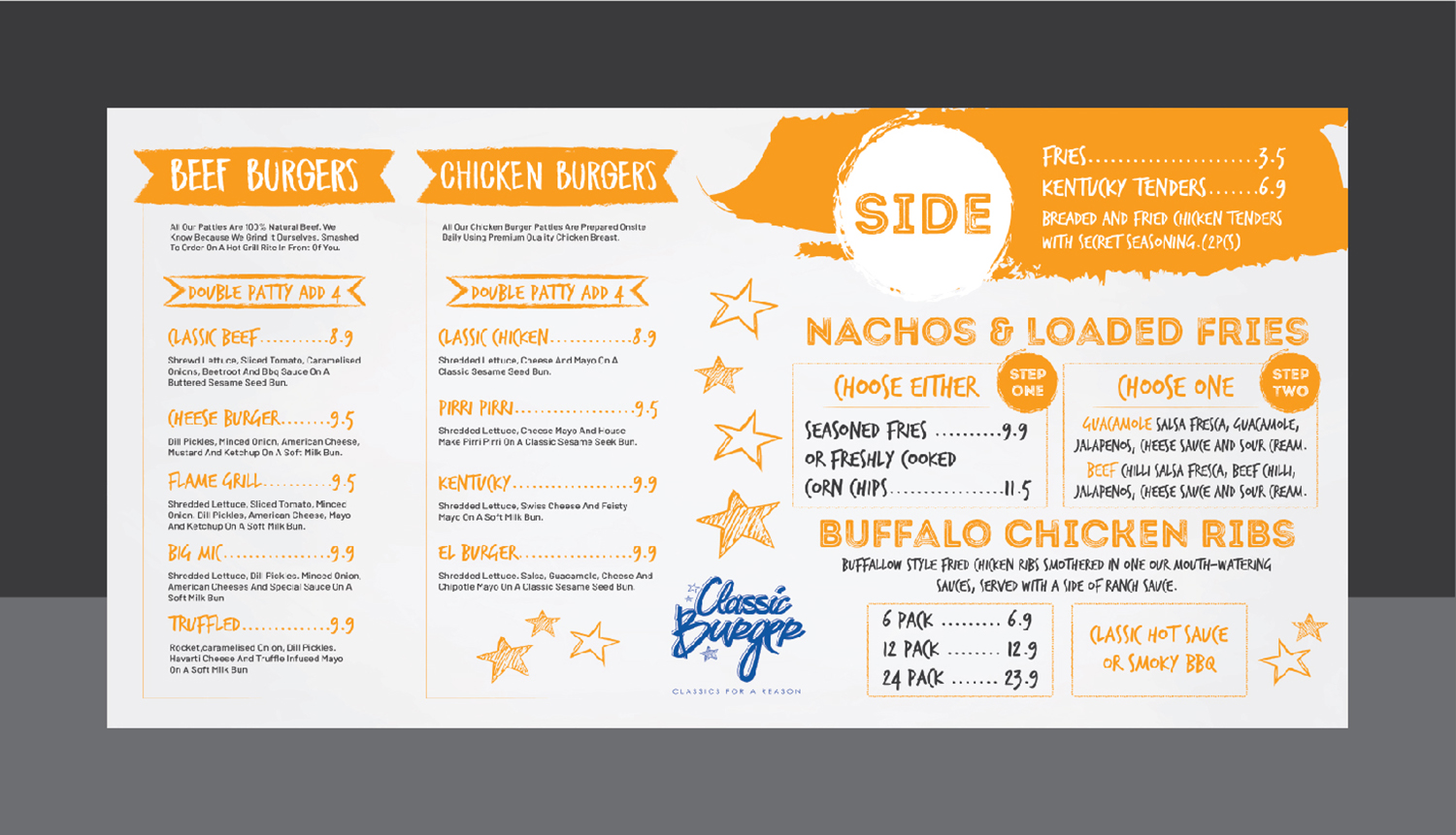 Menu Design by Deziners Zone for this project | Design #22386133