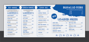 Menu Design by Deziners Zone for this project | Design: #22709692