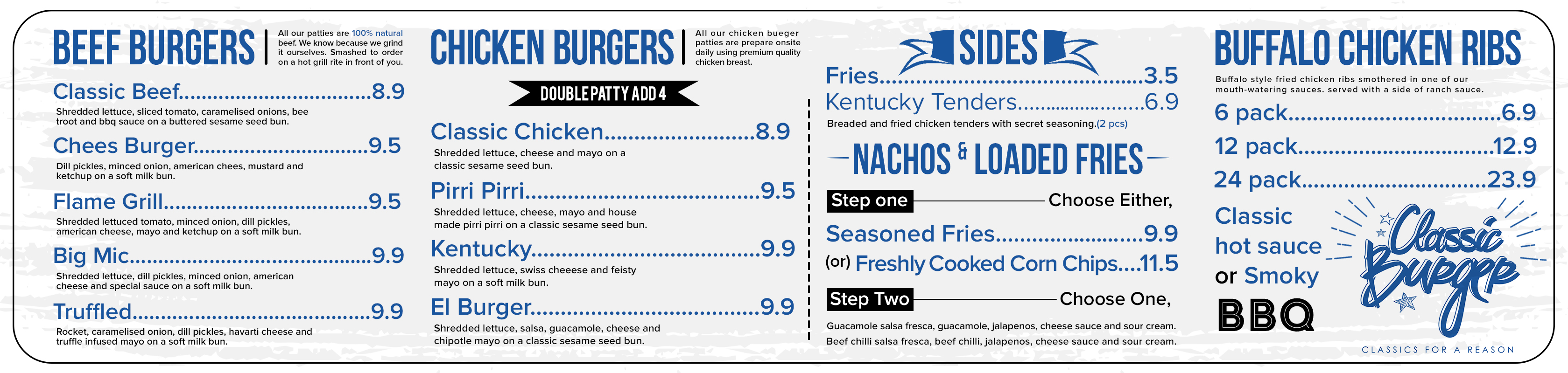 Menu Design by SAI DESIGNS for this project | Design #22354140