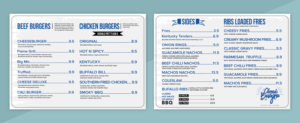 Menu Design by SAI DESIGNS for this project | Design: #22914445