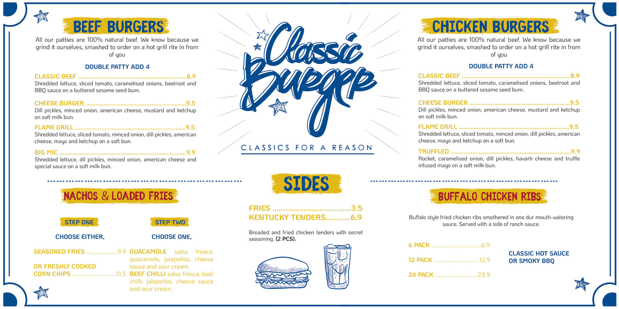 Menu Design by Manuel.V for this project | Design #22335857
