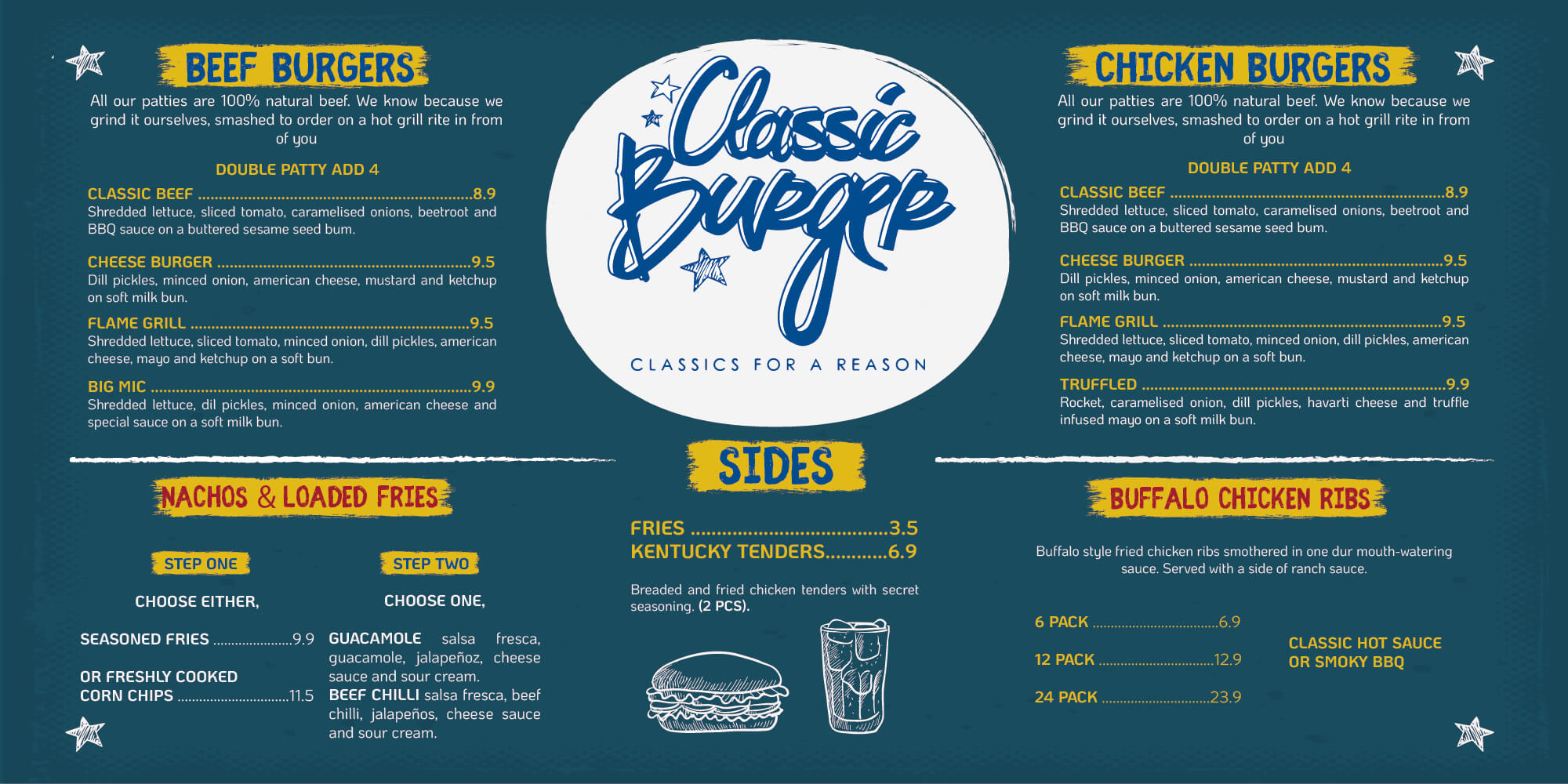 Menu Design by Manuel.V for this project | Design #22335858
