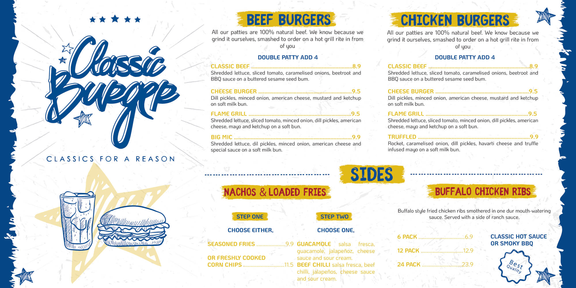 Menu Design by Manuel.V for this project | Design #22356157