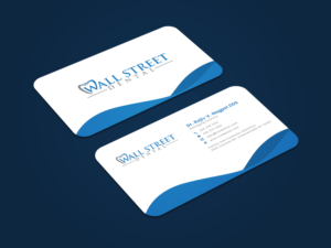 Business Card Design by alvinfadoil for Wall Street Dental P.C. | Design #22322373
