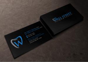 Business Card Design by Creations Box 2015 for Wall Street Dental P.C. | Design: #22323623