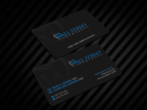 Business Card Design by Creations Box 2015 for Wall Street Dental P.C. | Design: #22325205