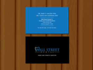Business Card Design by Creations Box 2015 for Wall Street Dental P.C. | Design: #22325208