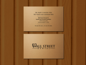 Business Card Design by Creations Box 2015 for Wall Street Dental P.C. | Design: #22325210