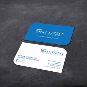 Business Card Design by Creations Box 2015 for Wall Street Dental P.C. | Design: #22325220