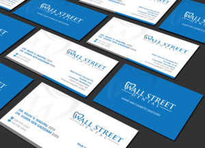 Business Card Design by Creations Box 2015 for Wall Street Dental P.C. | Design: #22325221
