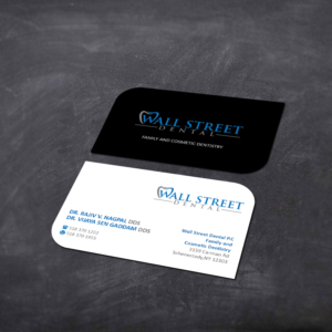 Design de Carte de Visite par Creations Box 2015 pour Wall Street Dental P.C. | Design : #22325223