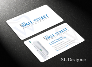 Business Card Design by SL Designer for Wall Street Dental P.C. | Design: #22321352