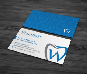 Business Card Design by MDesign for Wall Street Dental P.C. | Design: #22379535