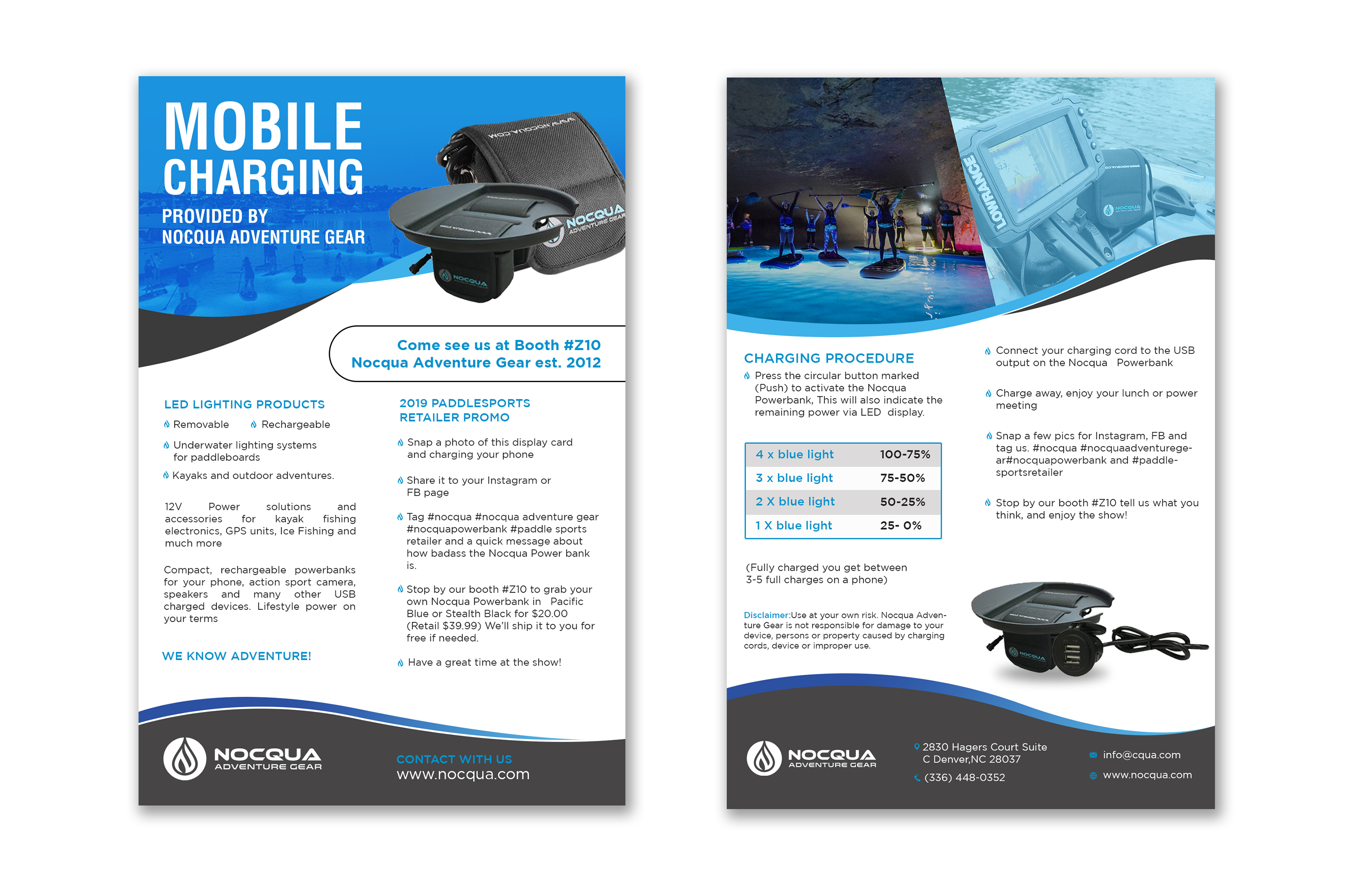 Flyer Design by debdesign for Nocqua Adventure Gear | Design #22326129