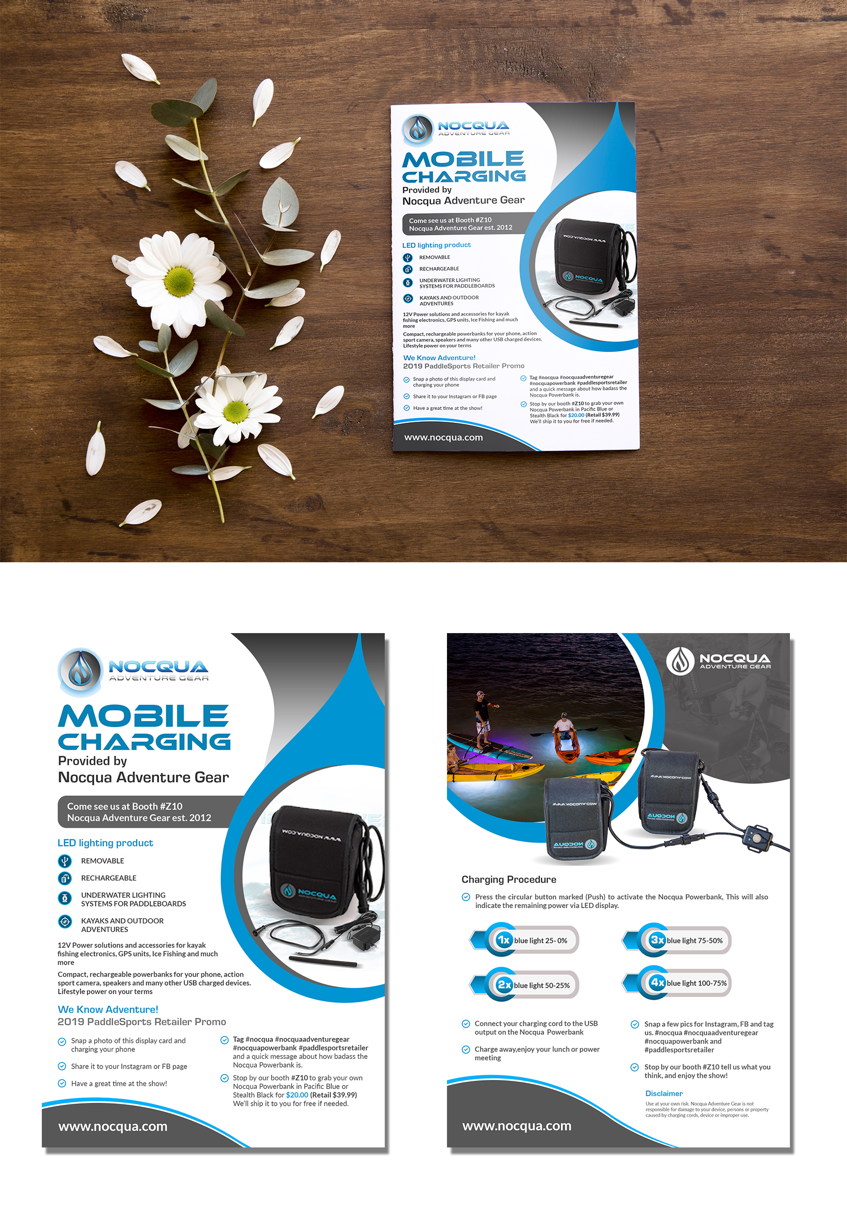 Flyer Design by debdesign for Nocqua Adventure Gear | Design #22326208