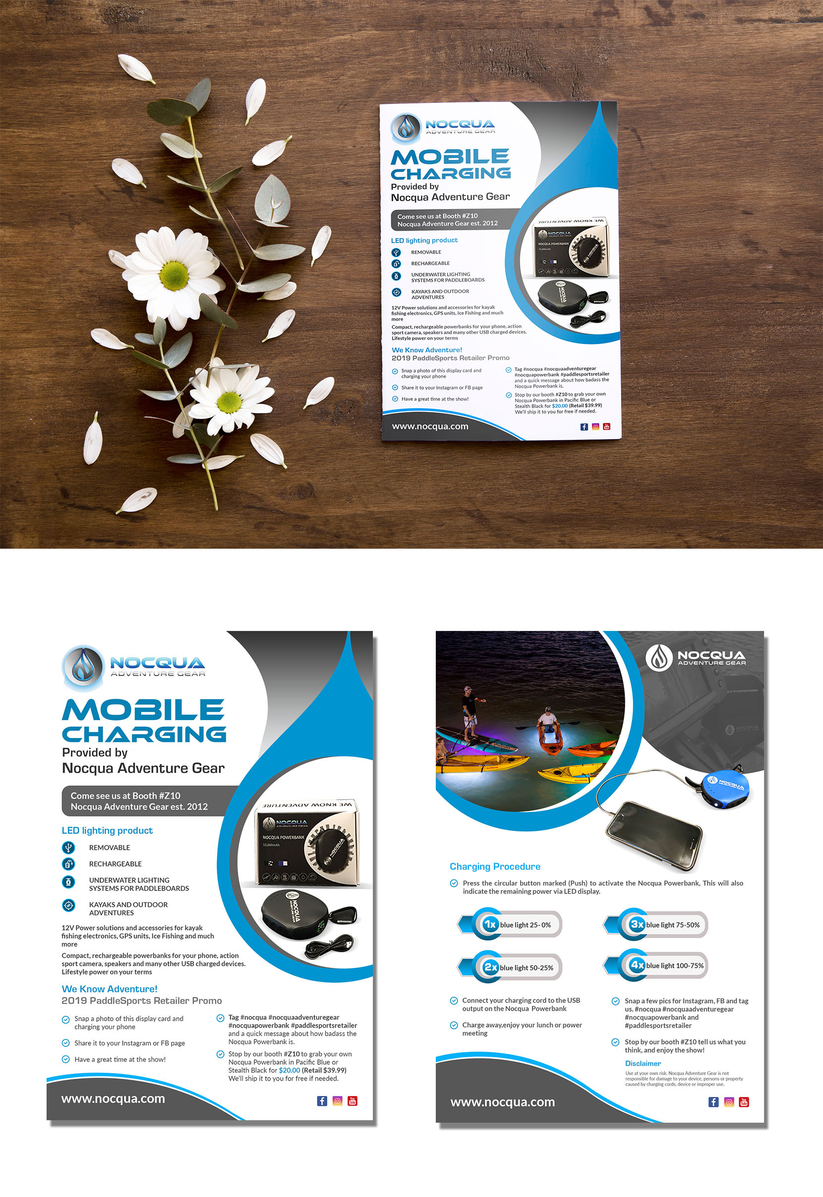 Flyer-Design von debdesign für Nocqua Adventure Gear | Design #22336319