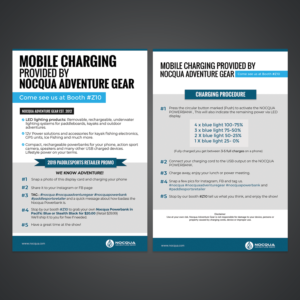 Insert Card design for tradeshow | Diseño de Flyer por aspiremedia