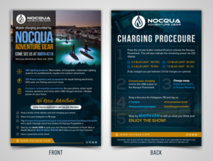 Flyer Design by SAI DESIGNS for Nocqua Adventure Gear | Design: #22325840