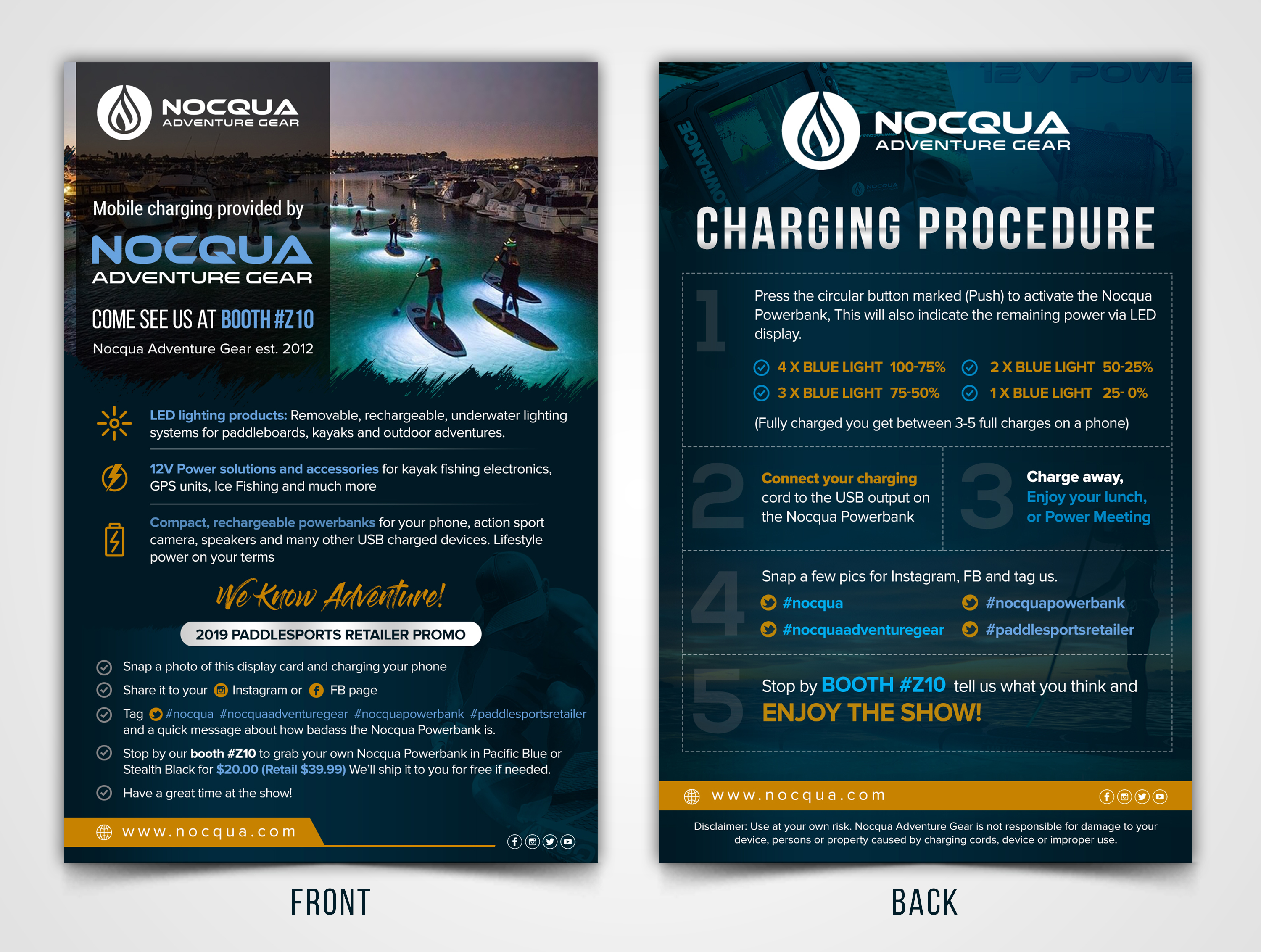 Flyer-Design von SAI DESIGNS für Nocqua Adventure Gear | Design #22331510