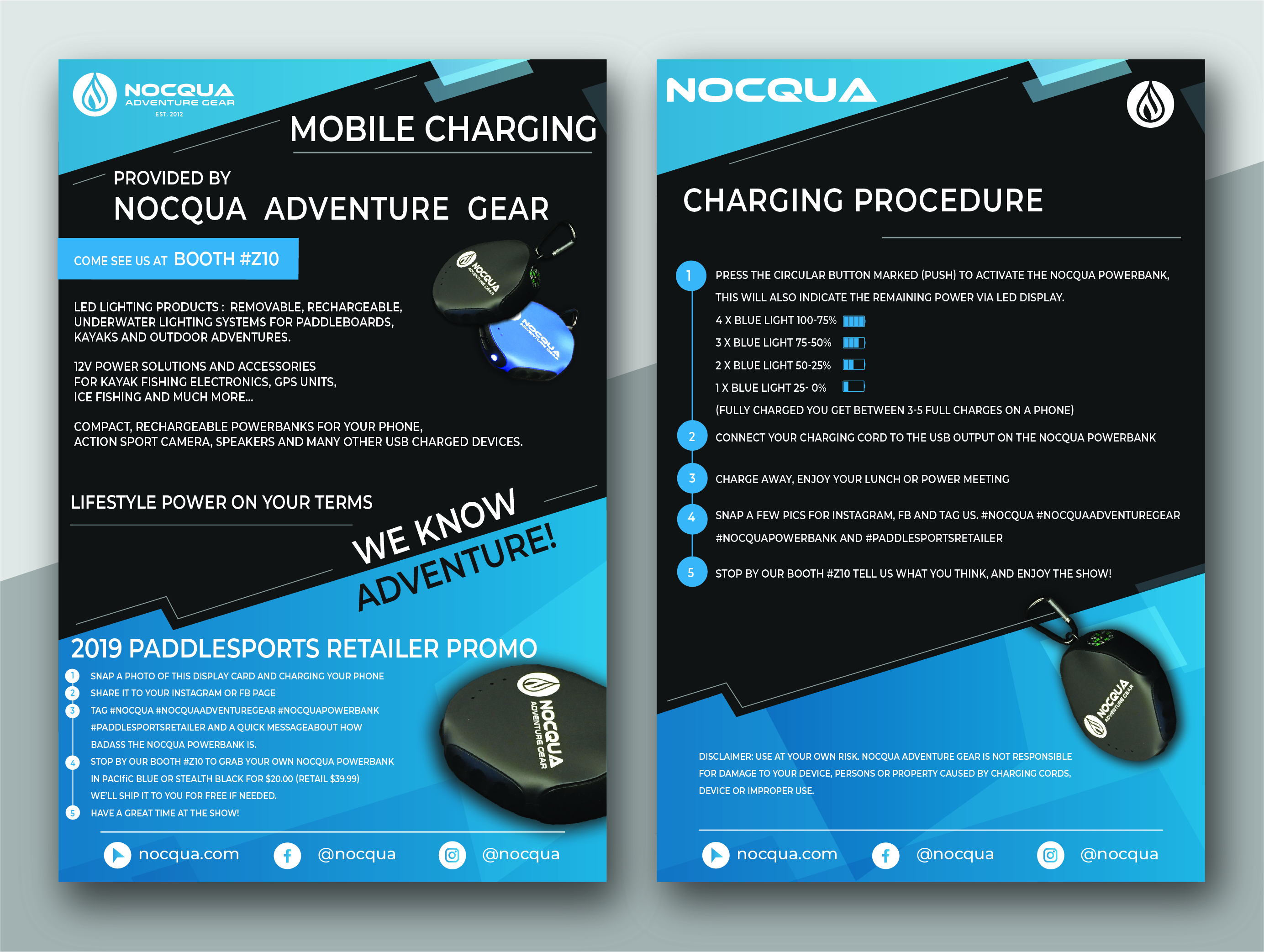 Flyer-Design von Arctic Designs für Nocqua Adventure Gear | Design #22331662