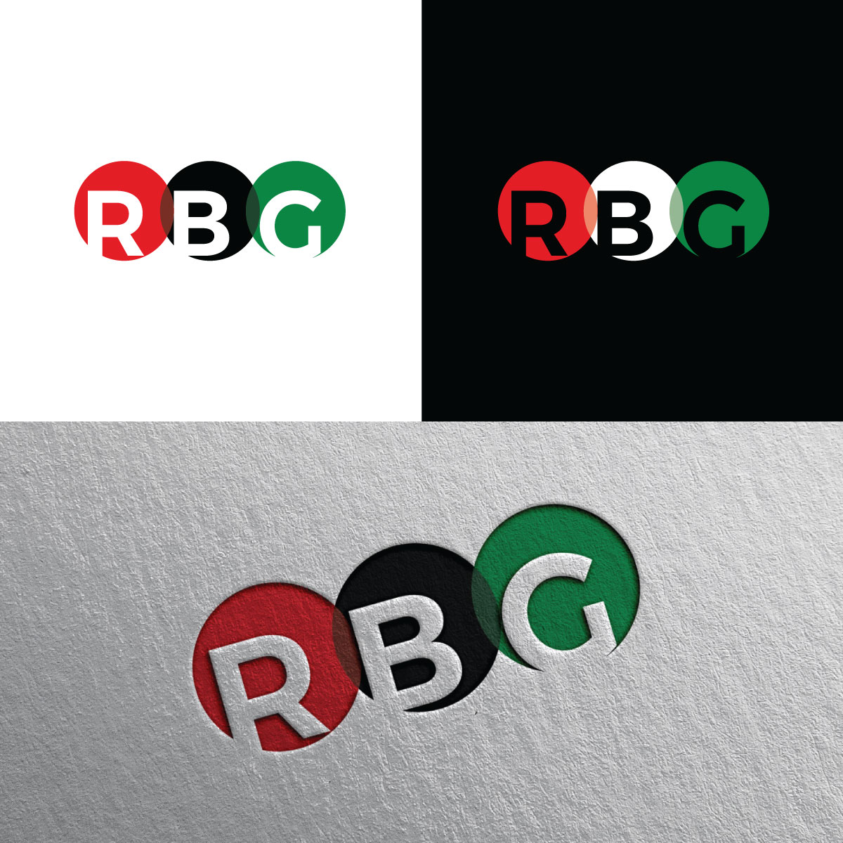 Logo Design by Rii for RBG prints  | Design #22348332