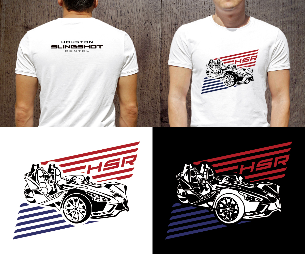 T-shirt Design by Budzee for Houston Slingshot Rental | Design #22341054