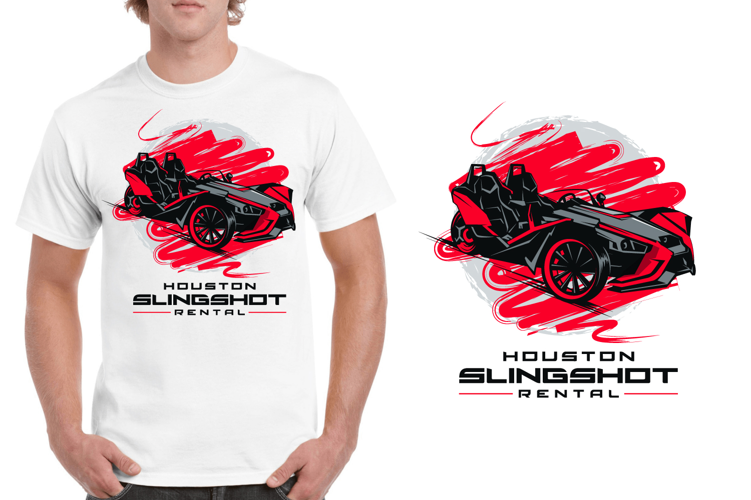 T-shirt Design by Jay Design for Houston Slingshot Rental | Design: #22325336